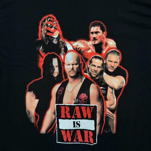 WWE Raw is War Wrestling Promo T-Shirt Size Large - Picture 2 of 4